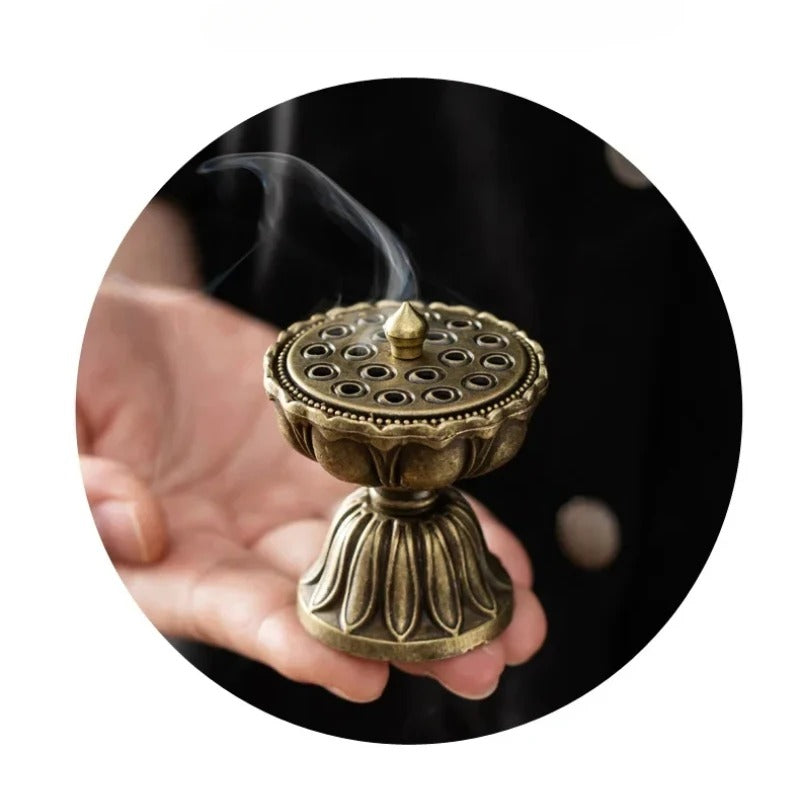 Retro Copper / Bronze, Incense Burner With Handle.