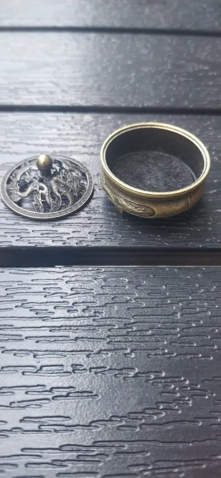 Retro Copper / Bronze, Incense Burner With Handle.
