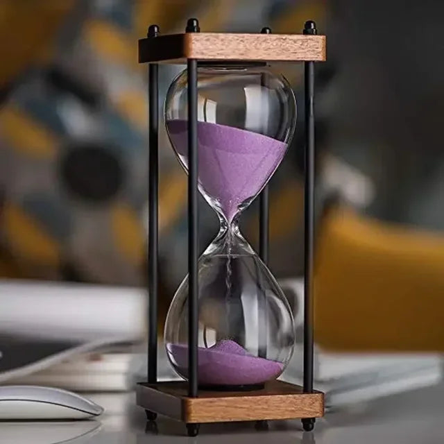 60-Minute Metal Hourglass Sand Timer