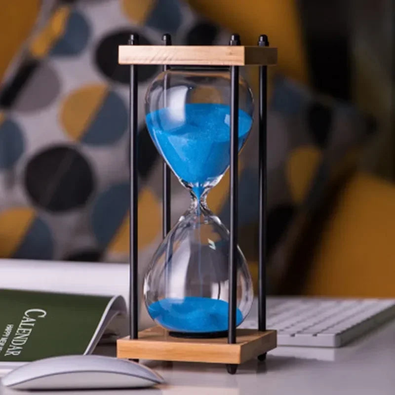 60-Minute Metal Hourglass Sand Timer