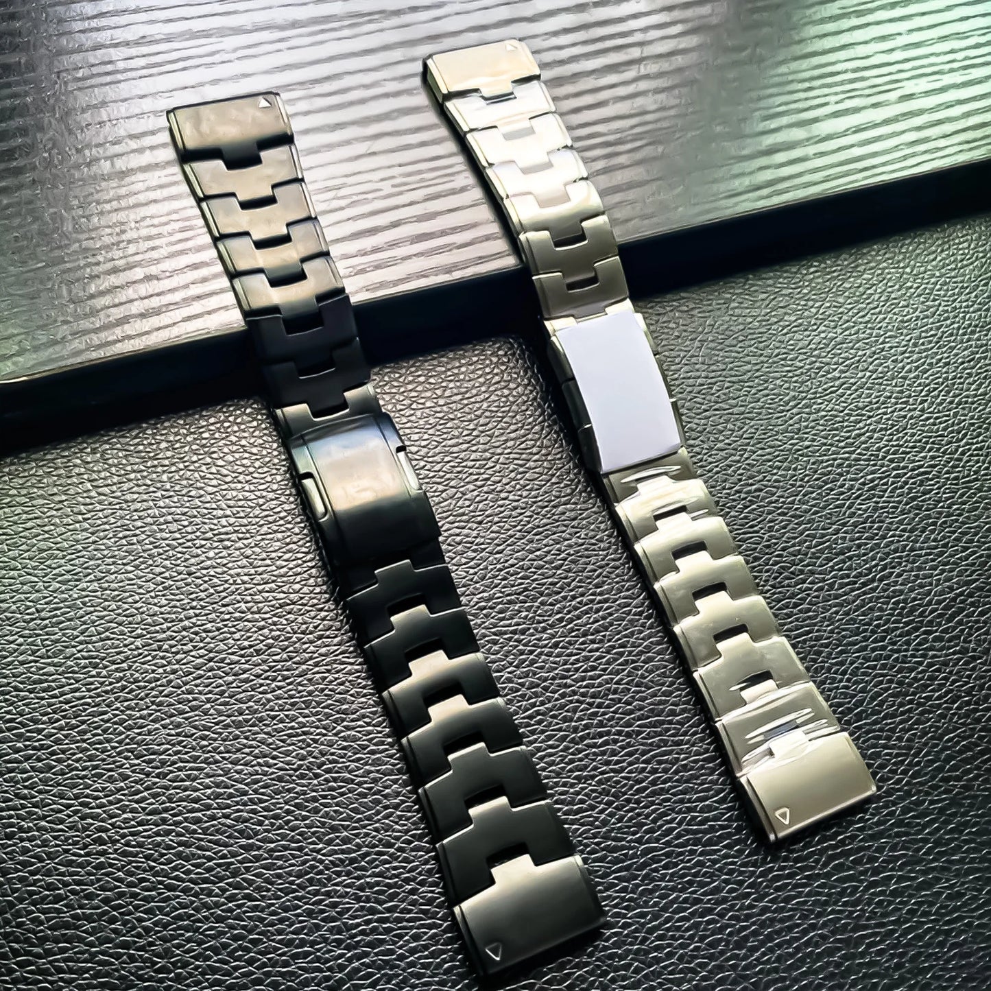 Garmin Quick Fit Titanium Metal Watch Band 22/26mm