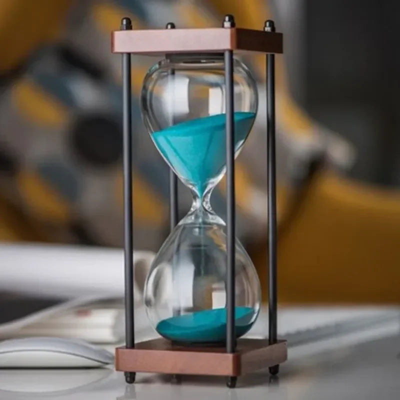 60-Minute Metal Hourglass Sand Timer