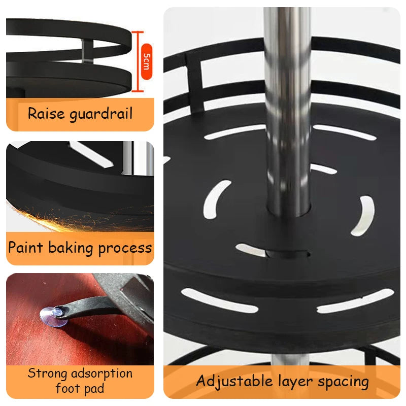 360°Rotating Spice Rack Organizer
