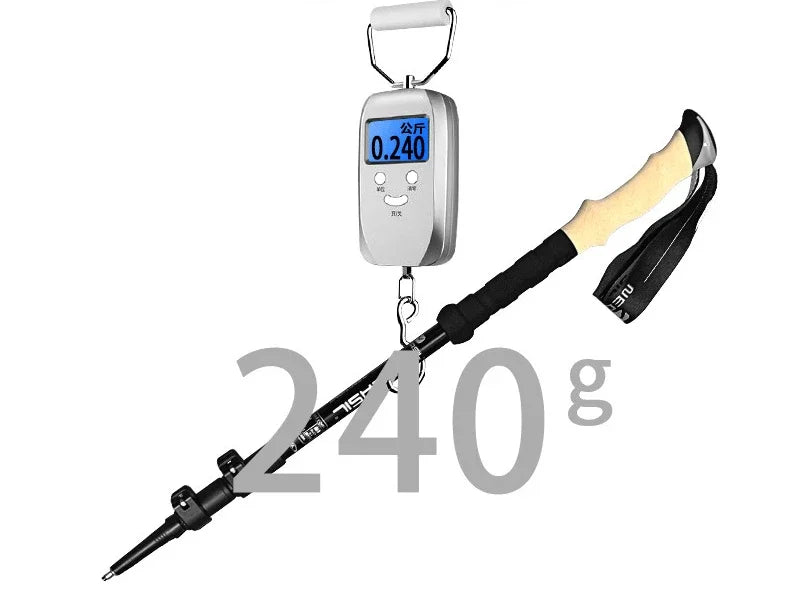 2PCS Ultralight Adjustable Trekking Poles with Quick Lock