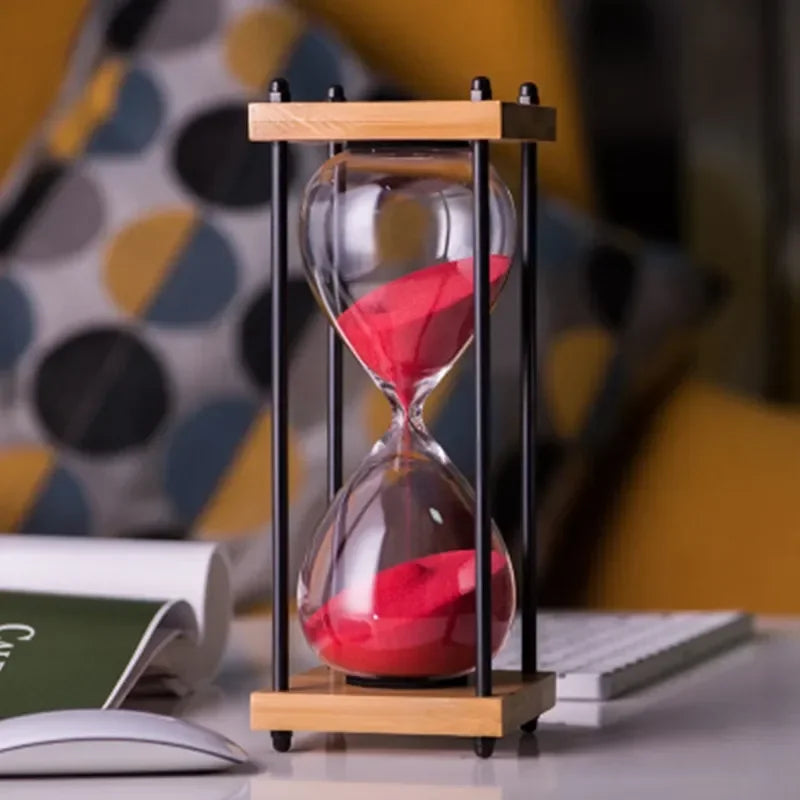 60-Minute Metal Hourglass Sand Timer