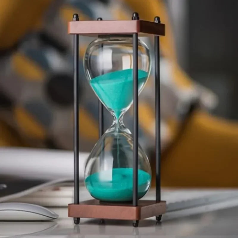 60-Minute Metal Hourglass Sand Timer