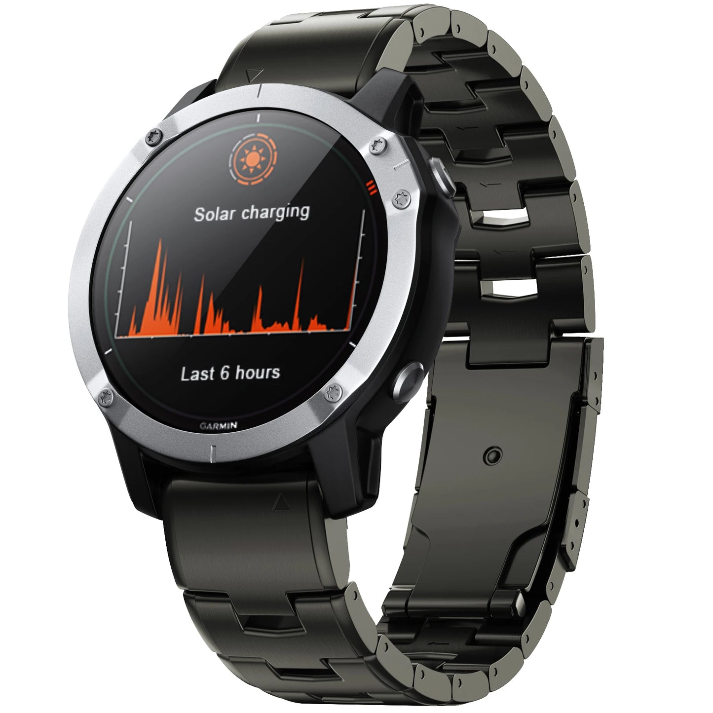 Garmin Quick Fit Titanium Metal Watch Band 22/26mm