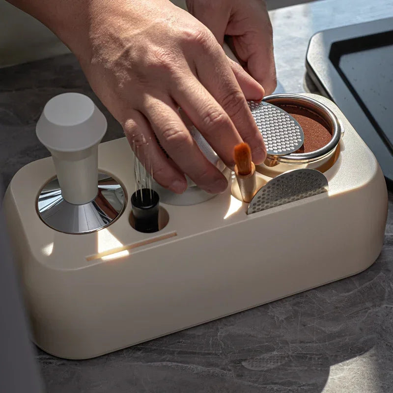 Easy Access Universal 51mm - 58mm Coffee Tamper Station