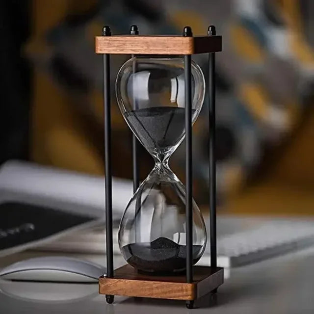 60-Minute Metal Hourglass Sand Timer