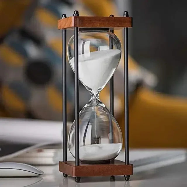 60-Minute Metal Hourglass Sand Timer