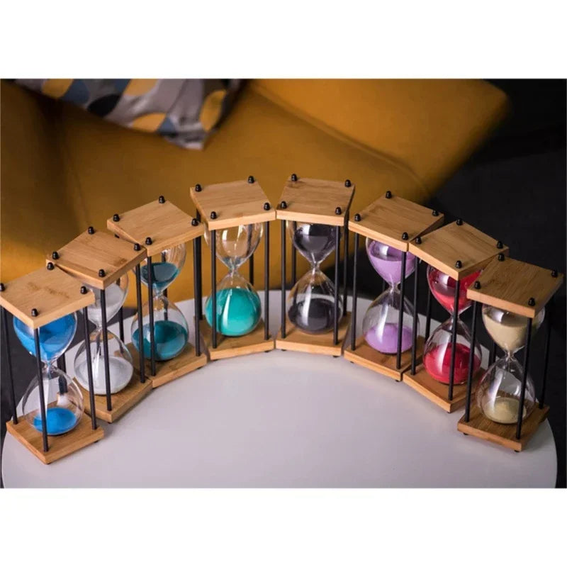 60-Minute Metal Hourglass Sand Timer