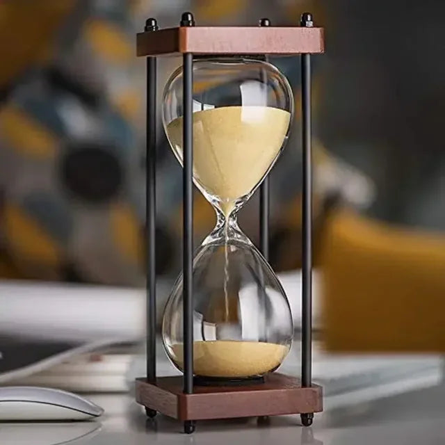 60-Minute Metal Hourglass Sand Timer
