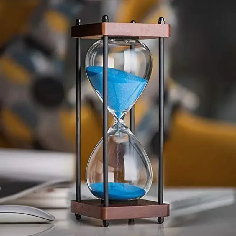 60-Minute Metal Hourglass Sand Timer