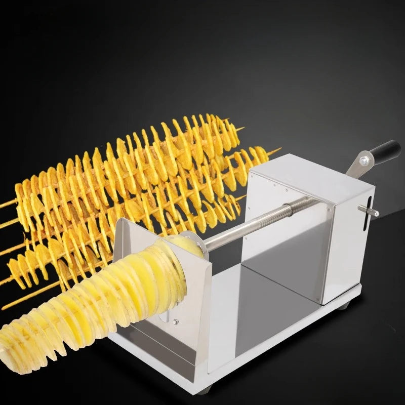 Stainless Steel Manual Spiral Potato Cutter