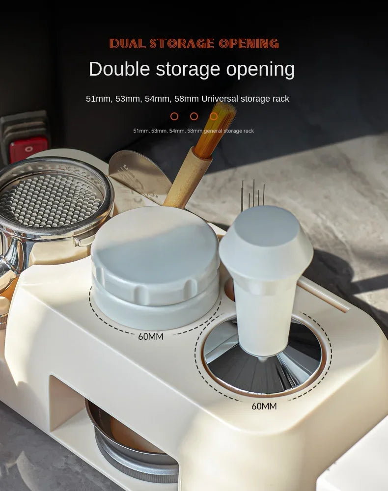 Easy Access Universal 51mm - 58mm Coffee Tamper Station