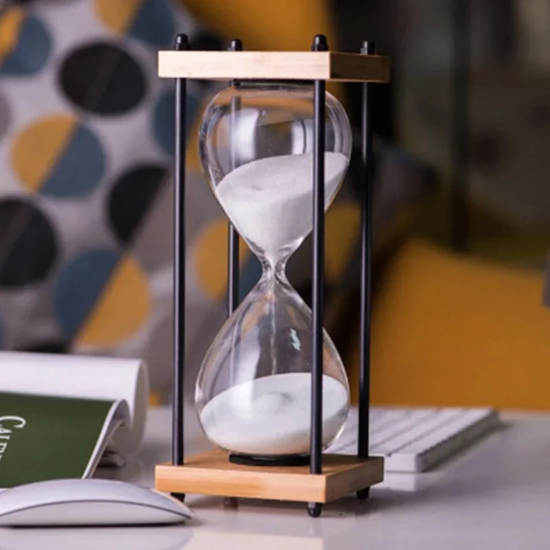 60-Minute Metal Hourglass Sand Timer