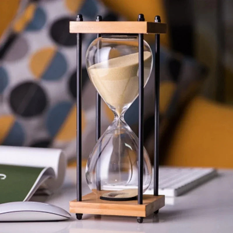 60-Minute Metal Hourglass Sand Timer