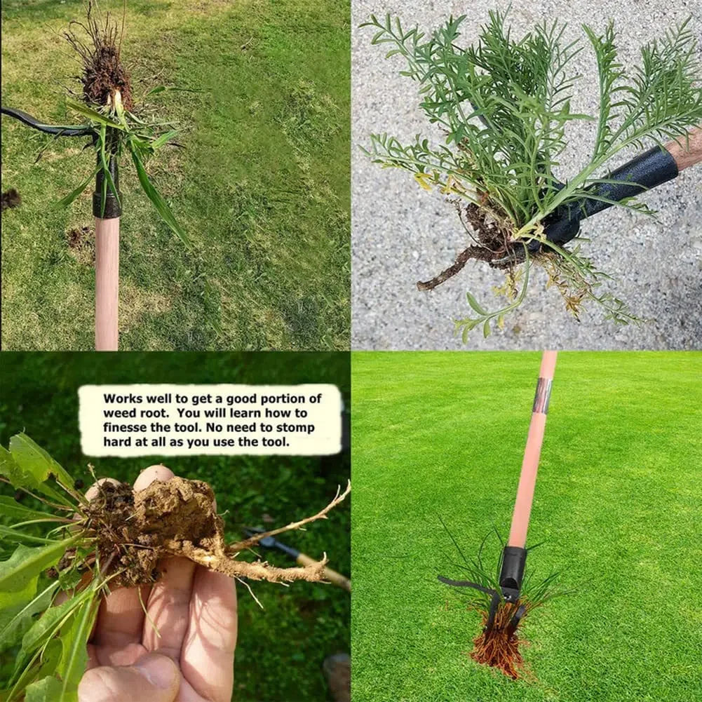 Portable Stand-Up Weed Puller Head Attachment