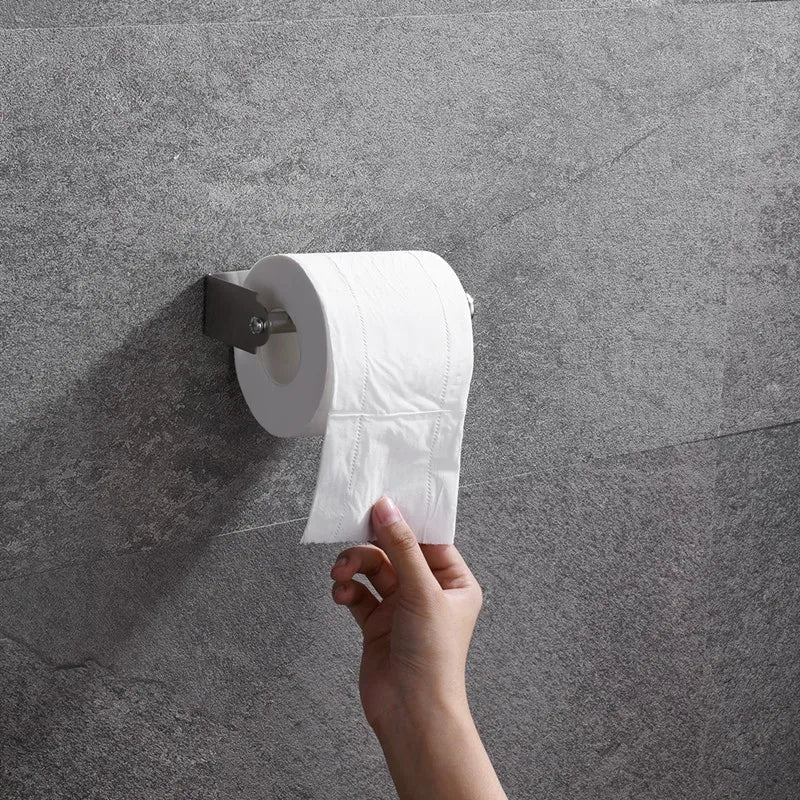 Self-Adhesive Stainless Steel Paper Towel Holder