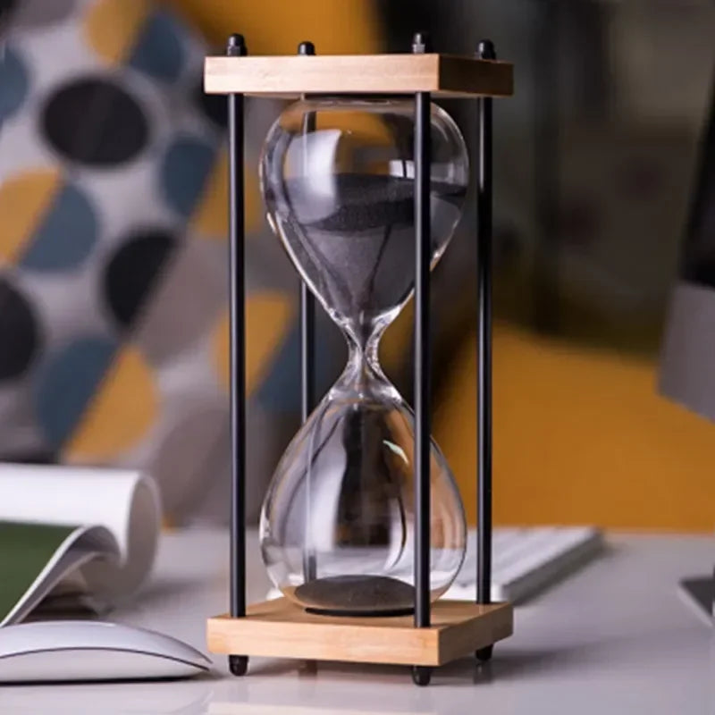 60-Minute Metal Hourglass Sand Timer