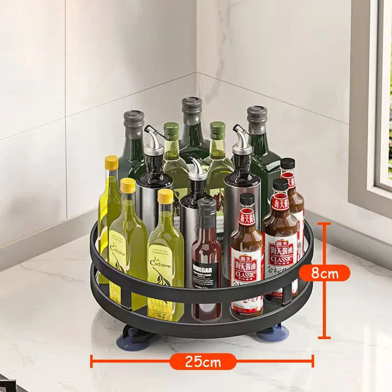360°Rotating Spice Rack Organizer