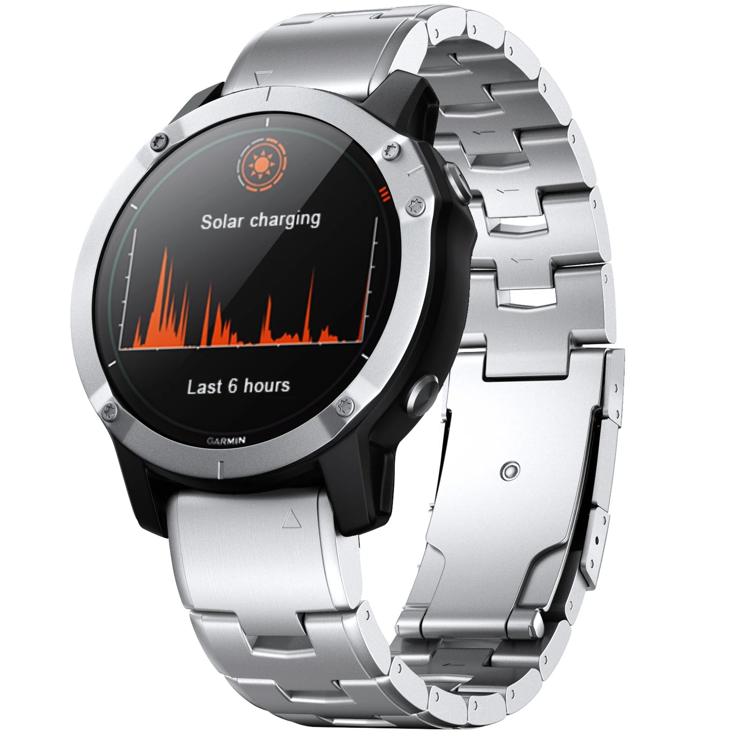 Garmin Quick Fit Titanium Metal Watch Band 22/26mm