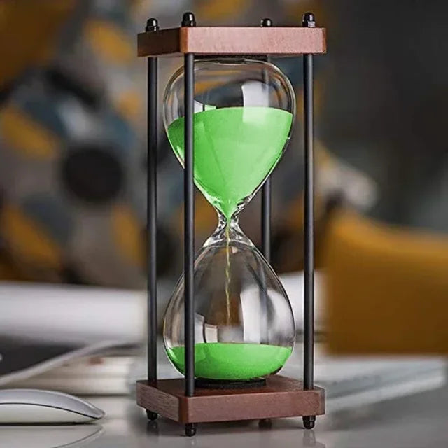 60-Minute Metal Hourglass Sand Timer