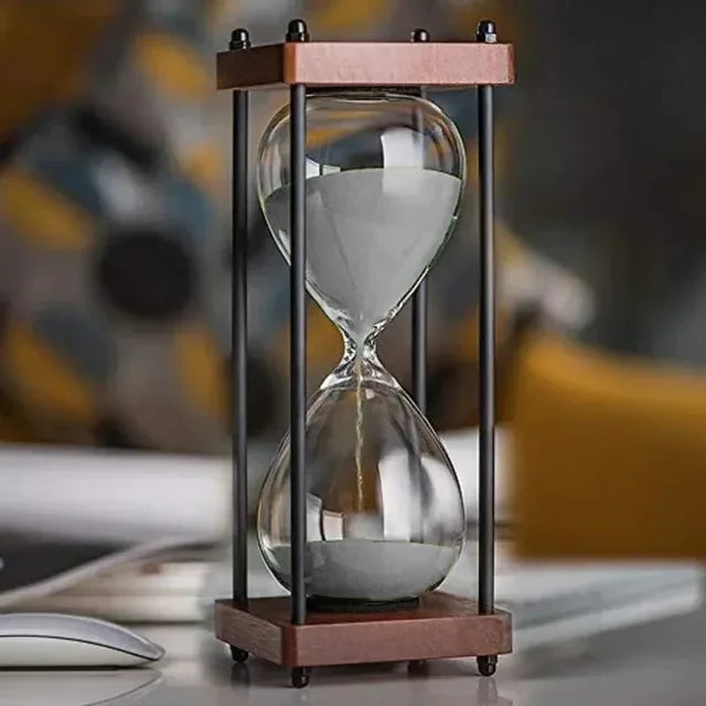 60-Minute Metal Hourglass Sand Timer