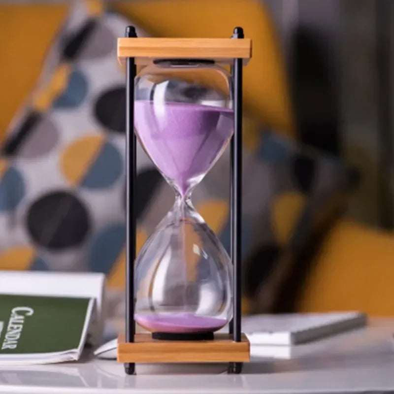 60-Minute Metal Hourglass Sand Timer