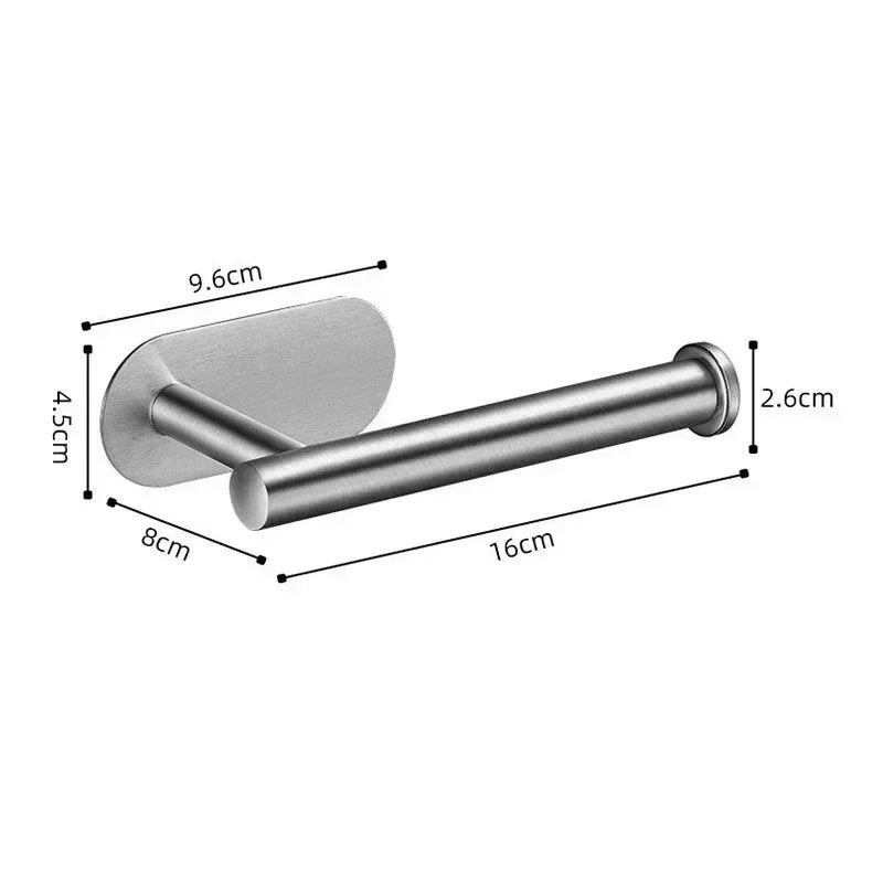 Self-Adhesive Stainless Steel Paper Towel Holder