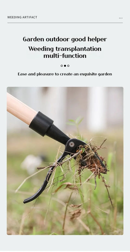 Portable Stand-Up Weed Puller Head Attachment