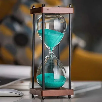 60-Minute Metal Hourglass Sand Timer