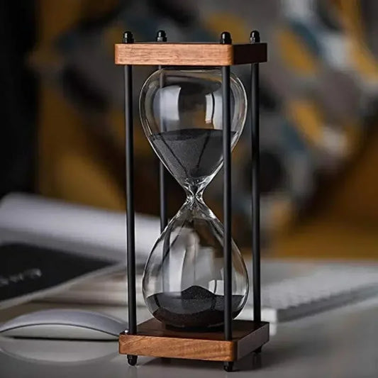 60-Minute Metal Hourglass Sand Timer