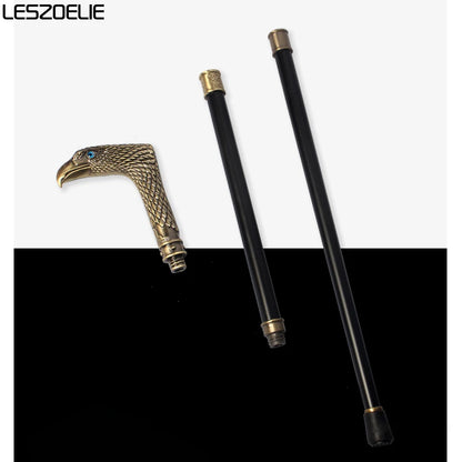 Stylish Bronze Eagle-Head Walking Stick