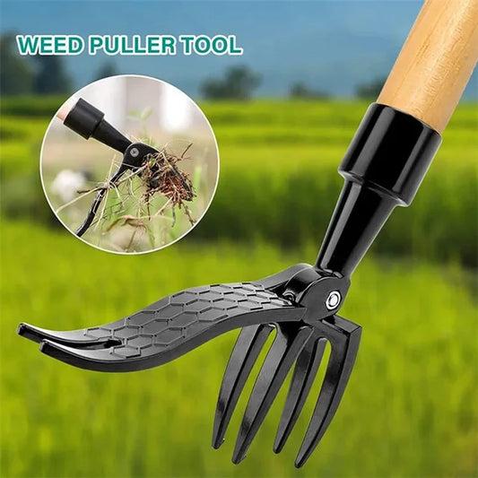 Portable Stand-Up Weed Puller Head Attachment