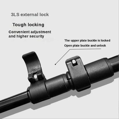 2PCS Ultralight Adjustable Trekking Poles with Quick Lock