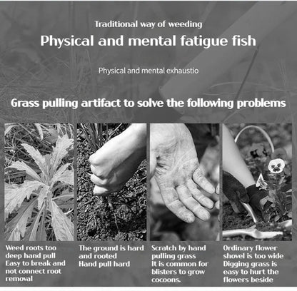 Portable Stand-Up Weed Puller Head Attachment
